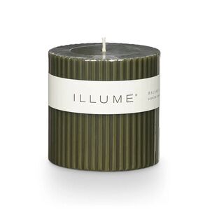 Illume llume Balsam & Cedar Small Fragranced Pillar Candle